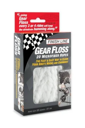Dentálna niť FINISH LINE GEAR FLOSS MICROFIBER