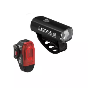 Set předního a zadního světla MTB LEZYNE HECTO STVZO 40 KTV
