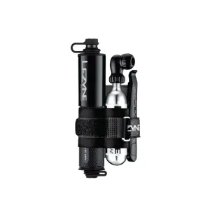 Minipumpa, páčky a CO2 bombička s ventilom LEZYNE POCKET DRIVE HV LOADED KIT