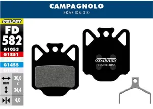 Brzdové doštičky GALFER FD582 CAMPAGNOLO PERFORMANCE