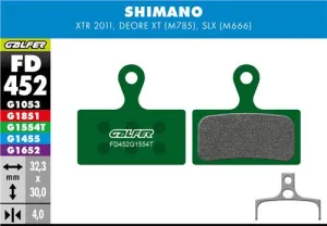 Brzdové doštičky GALFER FD452 SHIMANO PRO