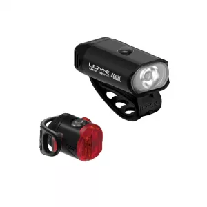 Set předního a zadního světla MTB LEZYNE MINI 400XL FEMTO USB