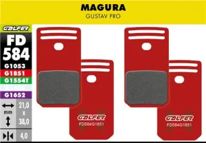 Brzdové doštičky GALFER FD584 MAGURA ADVANCED
