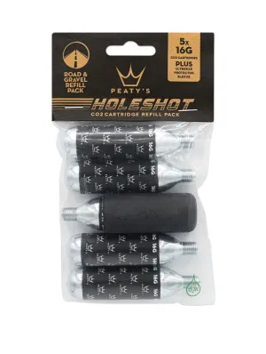 CO2 bombičky PEATY'S HOLESHOT ROAD & GRAVEL 16G 5PACK