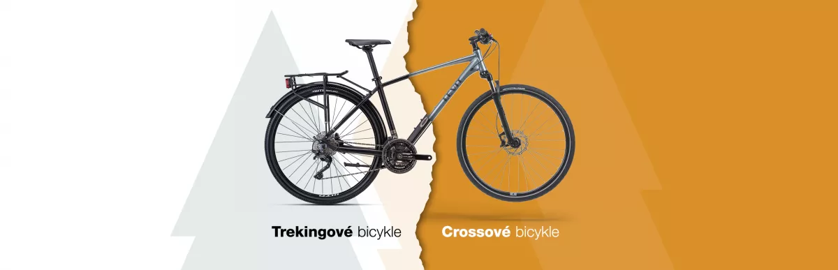 Jaký je rozdíl mezi trekingovým a crossovým (krosovým) kolem?