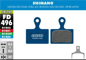 Brzdové doštičky GALFER FD496 SHIMANO ROAD
