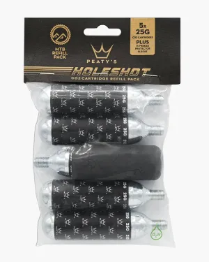 CO2 bombičky PEATY'S HOLESHOT MTB 25G 5PACK