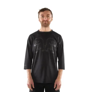 Dres s 3/4 rukávom CHROMAG MISSION REFLECT BLACK