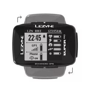 Cyklopočítač MTB LEZYNE SUPER PRO GPS