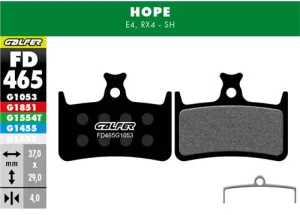 Brzdové doštičky GALFER FD465 HOPE, LEWIS PERFORMANCE