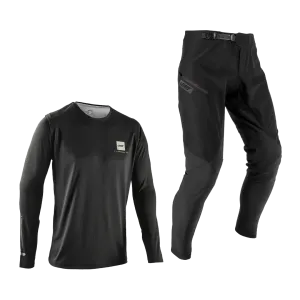 Detský dres s dlhým rukávom a detské nohavice LEATT RIDE KIT MTB GRAVITY 1.0