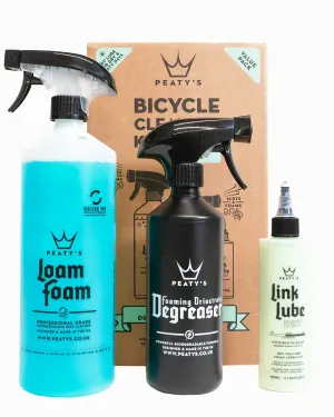 Čistiaci set PEATY'S WASH DEGREASE LUBRICATE (DRY) STARTER PACK
