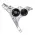 Brzdový strmeň HOPE RX4+ PREDNÝ FLAT MOUNT DIRECT FMF +20MM DOT #6