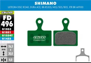 Brzdové doštičky GALFER FD496 SHIMANO PRO