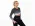 Dámsky crop top s dlhým rukávom CRUSSIS OMBRE #1