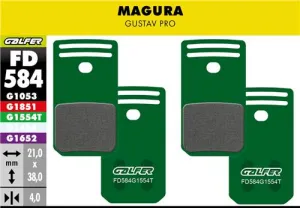Brzdové doštičky GALFER FD584 MAGURA PRO