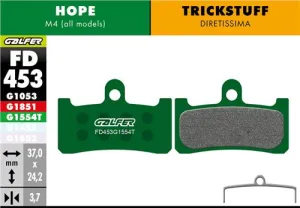 Brzdové doštičky GALFER FD453 HOPE PRO