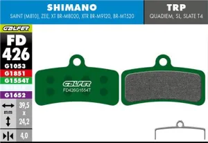 Brzdové doštičky GALFER FD426 SHIMANO, TEKTRO, TRP PRO