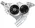 Brzdový strmeň HOPE RX4+ ZADNÝ FLAT MOUNT DIRECT FM +20MM MINERAL #6