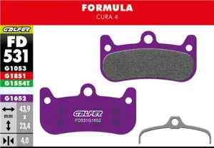 Brzdové doštičky GALFER FD531 FORMULA E-BIKE