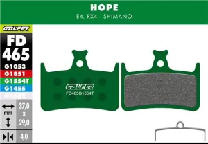 Brzdové doštičky GALFER FD465 HOPE, LEWIS PRO