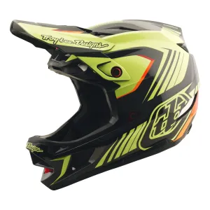 Prilba TROY LEE DESIGNS D4 POLYACRYLITE MIPS QUALIFIER BLACK/YELLOW