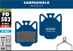 Brzdové doštičky GALFER FD582 CAMPAGNOLO ROAD