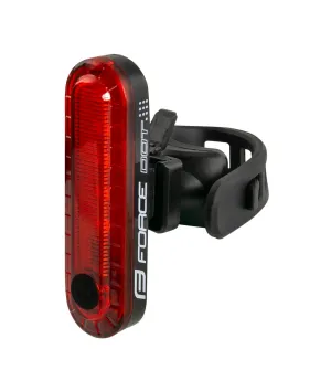 Zadné svetlo FORCE DOT, 20LM, 5x LED, USB