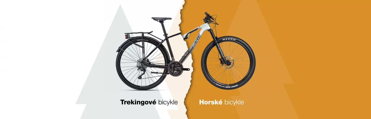 Jaký je rozdíl mezi horským a trekingovým kolem?