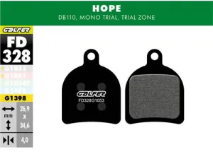 Brzdové doštičky GALFER FD328 HOPE SINTERED