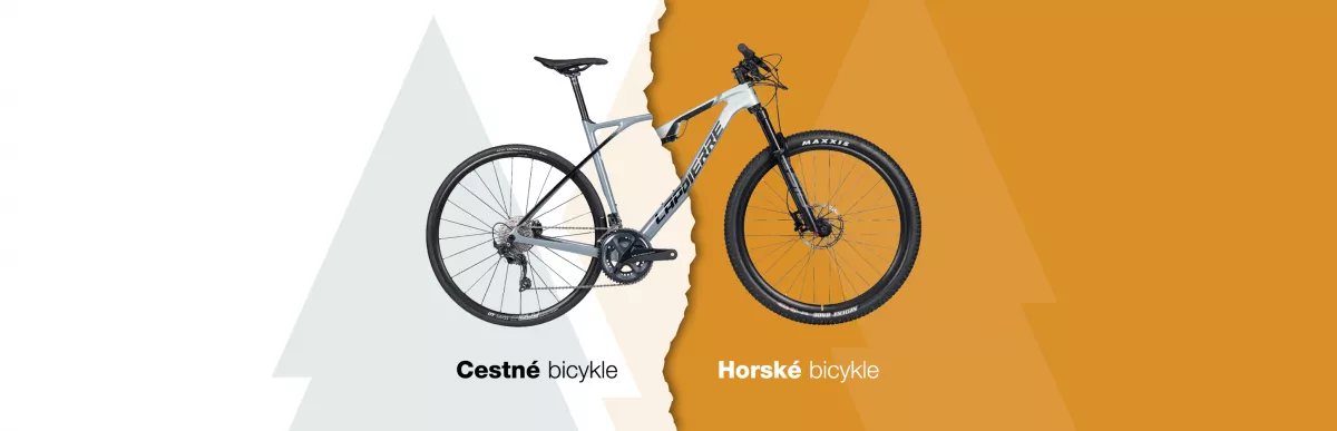 Aký je rozdiel medzi horským a cestným bicyklom?