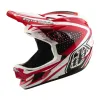 Prilba TROY LEE DESIGNS D4 POLYACRALITE MIPS THE LINE FIRE/WHITE