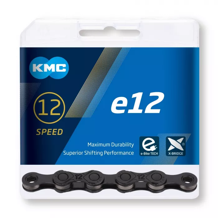 Řetěz MTB KMC e12 BLACKTECH 130ČL #1