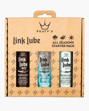 Set mazacích prostriedkov na reťaz PEATY'S LINKLUBE ALL SEASONS STARTER PACK