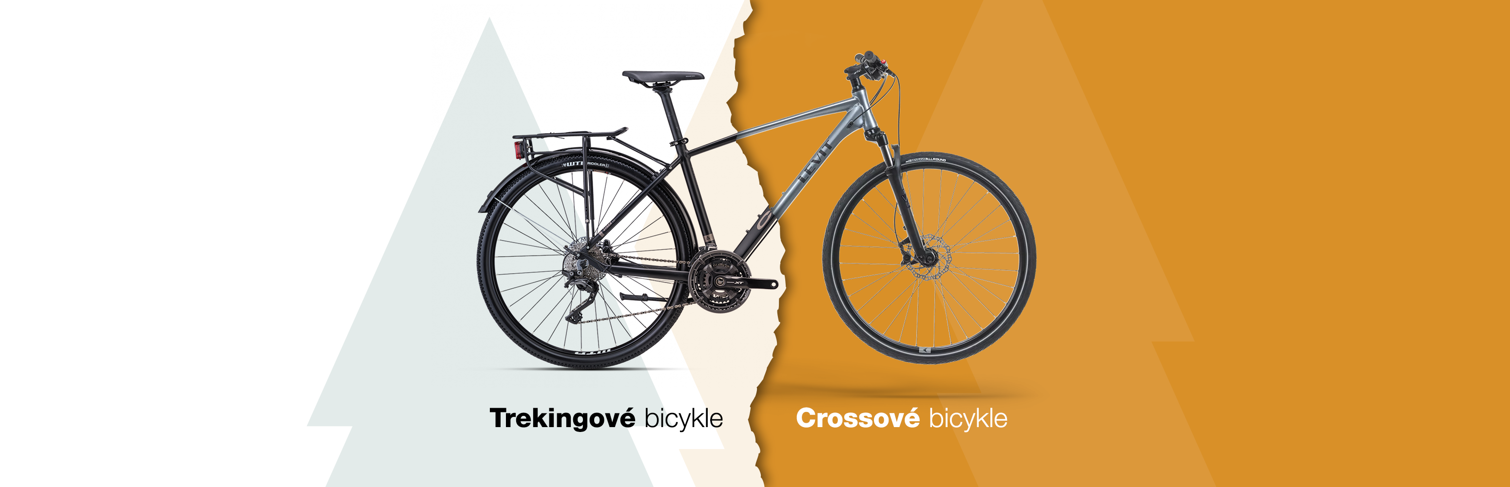 Aký je rozdiel medzi trekingovým a crossovým (krosovým) bicyklom?