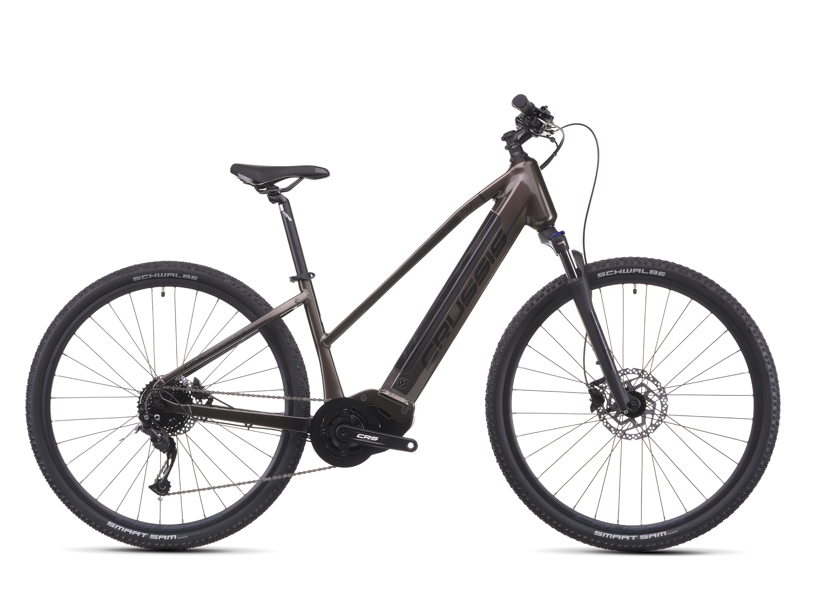 Dámsky krosový elektrobicykel CRUSSIS ONE-CROSS LOW 7.11 (691 Wh) 28" 2026
